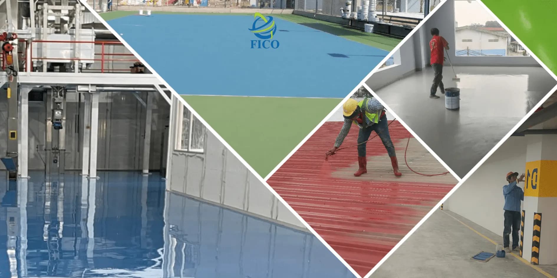 Công trình sơn epoxy FICO