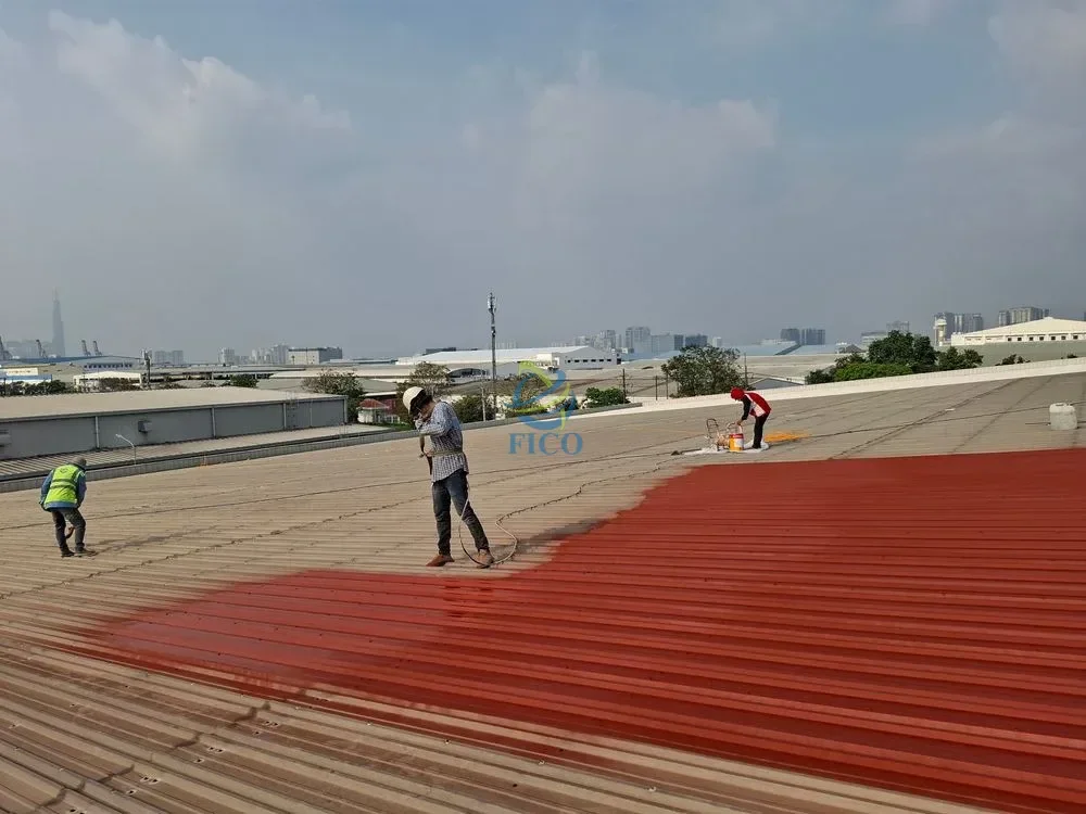 Thi công sơn mái tôn nhà xưởng tại Đắk Nông