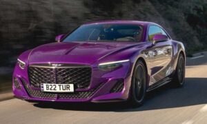 Sơn xe Bentley Batur màu tím Sector