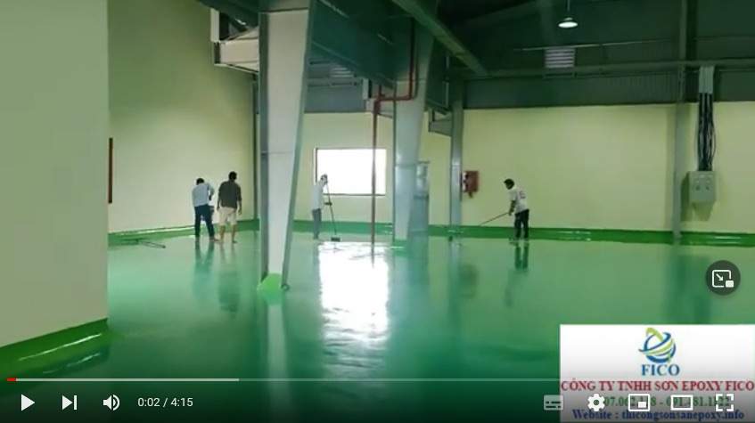 Thi công sơn Epoxy tự san phẳng