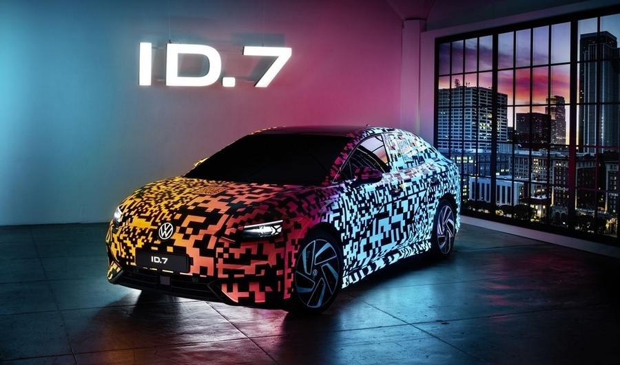 Sơn Volkswagen ID 7 tự đổi màu