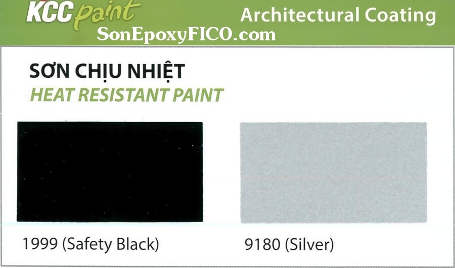 Bảng màu sơn chịu nhiệt