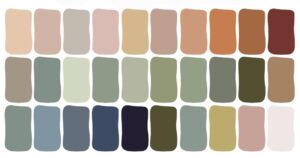 Tông màu đất trầm