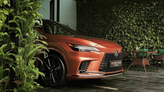 Lớp sơn Sonic Copper trên dòng xe RX thế hệ thứ 5