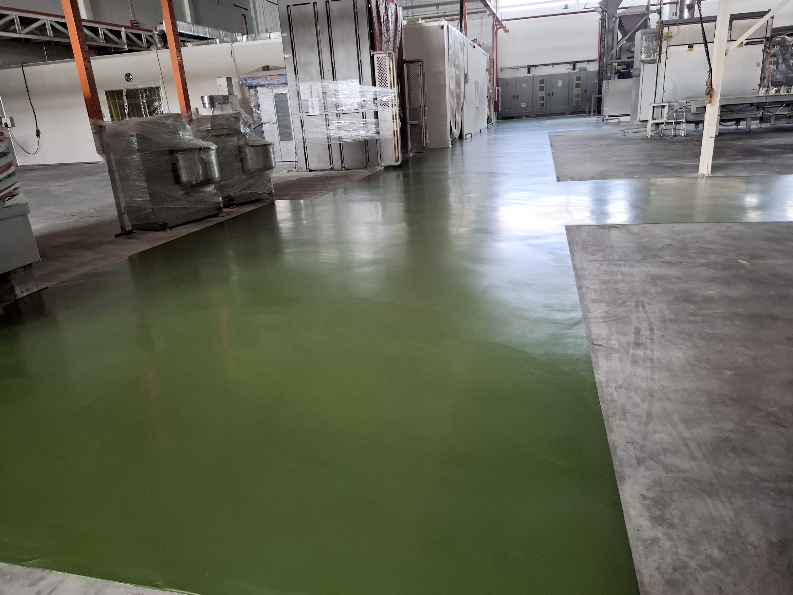 Sơn PU sàn nhà xưởng cho nhà máy điện tử
