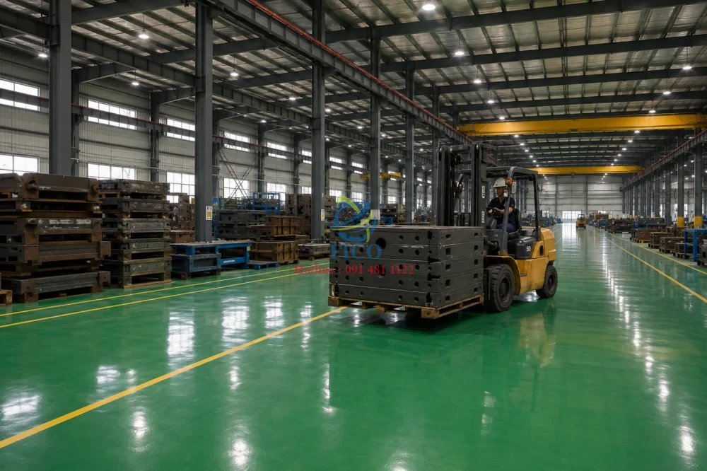 Sơn PU sàn nhà xưởng có chịu mài mòn tốt không?