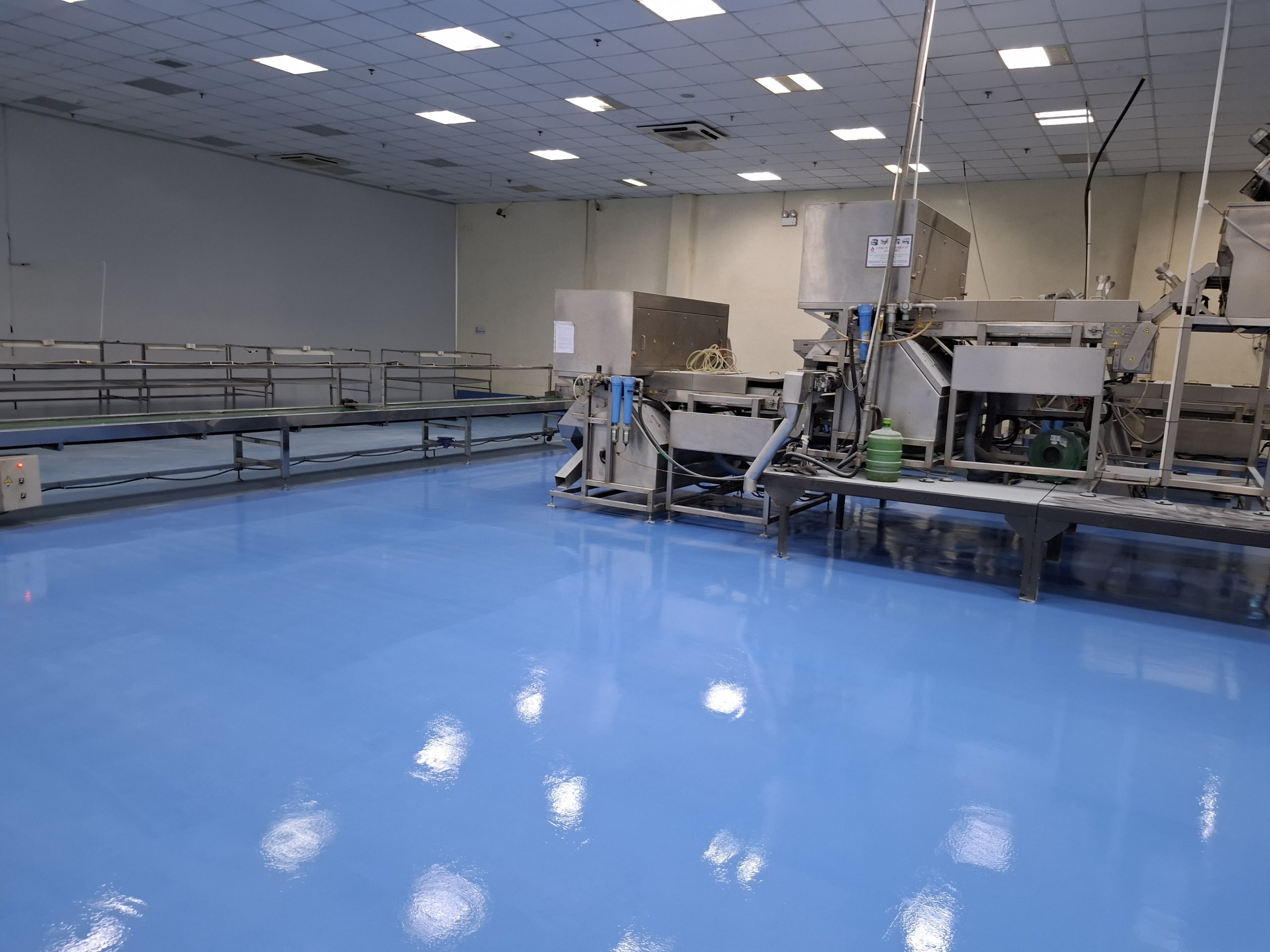 Thi công sơn epoxy gồm những hạng mục nào?