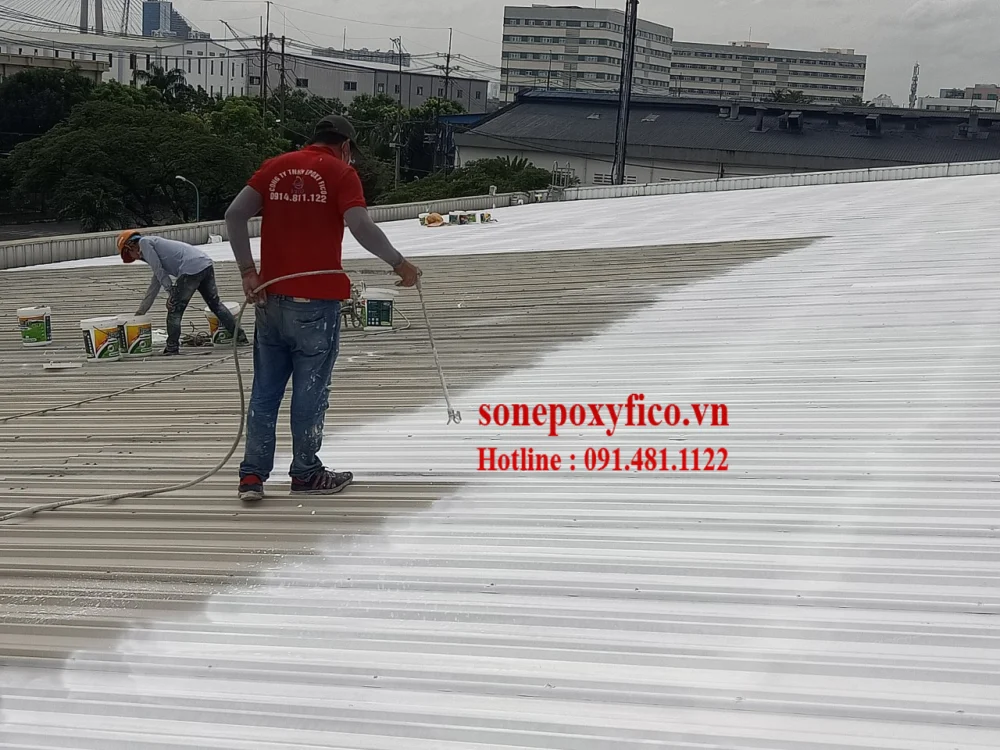 Giải pháp chống nóng bằng sơn mái tôn