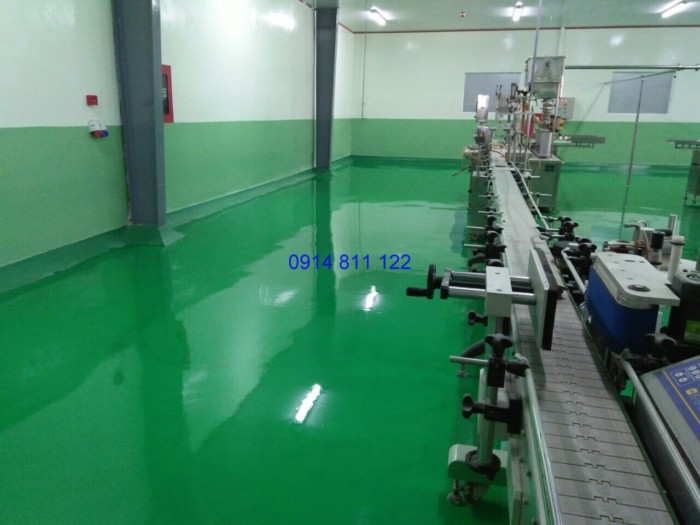 Thi công sơn sàn Epoxy