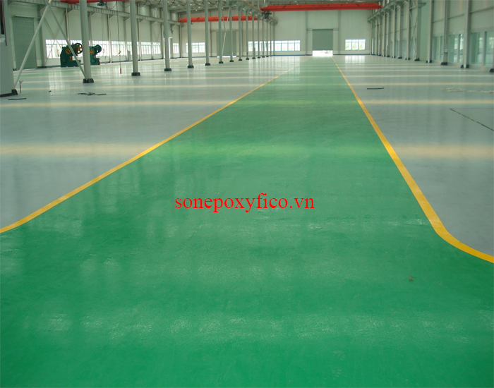 Thi công sơn Epoxy công nghiệp